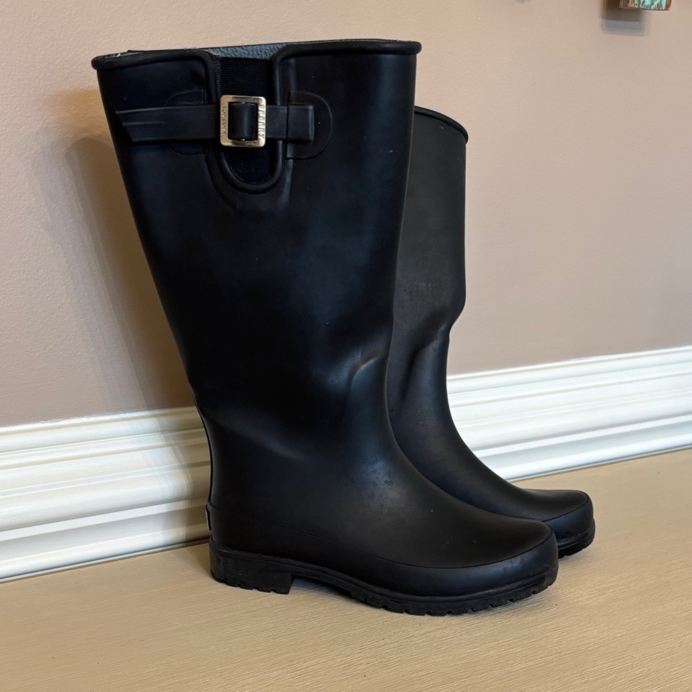 Black Women's Sperry Top-Sider Rain Boots
